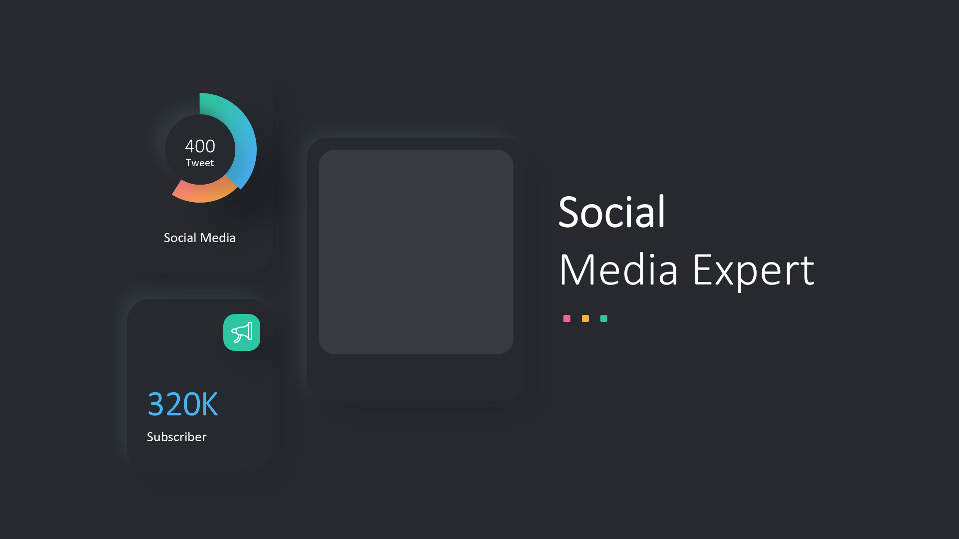 Social Media Dark slide 7